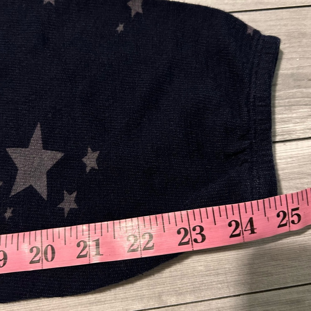 Monrow Vintage Stardust Knit Joggers Navy Silver XS - Picture 5 of 9